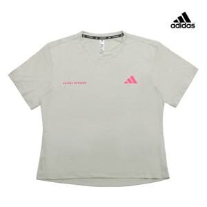 아디다스 우먼스 오운더런 운동 멜란지 티셔츠 JN9606
