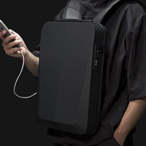 고급 유행 노트북 가방 남성 책가방 잠금장치 백팩