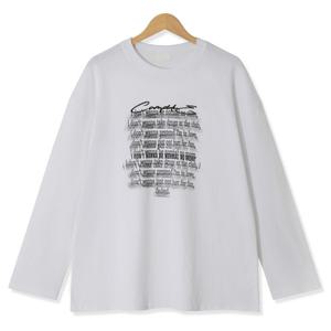 [엠엔씨][MNC] 레터링 오버핏 긴팔티 (MDIT184LO)