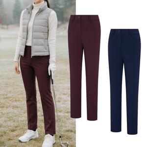 비티알 여성 겨울 나일론 기모 스트레치 골프 바지 BSC095VP3W