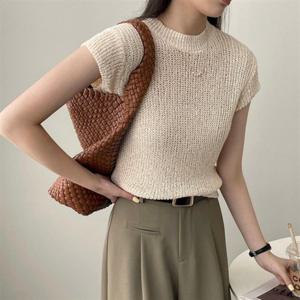 MFNC-030035 의류 반팔 썸머 니트 쇼츠 데일리 넷