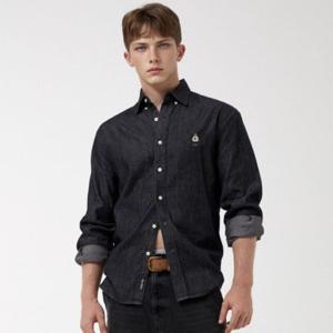[후아유]남녀공용 Steve Denim Shirts WHYJF4823U