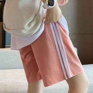 옆줄 5부 트레이닝 반바지 LM0588 청바지 운동복 체육 융털