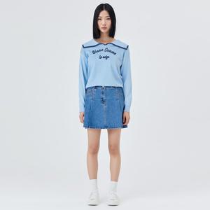 [TAG 139000원][케네스레이디] 데님 플레어 스커트 EWDSOD0200