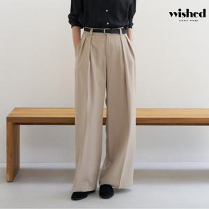 [위시드]투핀턱 와이드핏 슬랙스팬츠(WICCPT002)