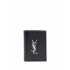 생로랑 레터링 로고 가죽 지갑 C6687350SX0