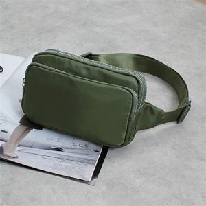 우먼 캐주얼 힙색 슬링백 슬림 웨이스트백 -그린