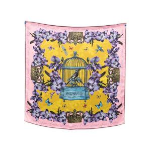 25 FW 베르사체진스꾸뛰르 버드케이지 오키드 스카프 79HA7H02ZG404 TP442285326