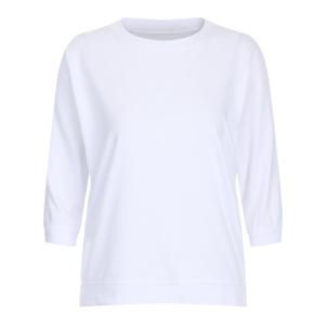 샵앤) 국산 여성 라운드 옆트임 밴딩 면 워싱 5부 티셔츠 DAI-WSH-20800-화이트