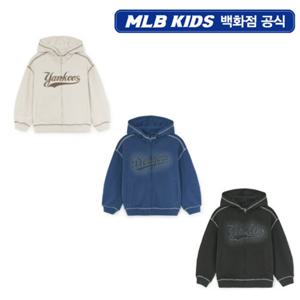 [MLB키즈PG] 스트릿 빈티지 레터링 후드 집업 3종 택1 (7AHDB0554)