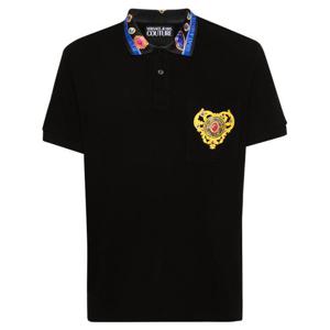 베르사체 폴로 티셔츠 76GAGT11 CJ01T899 Black