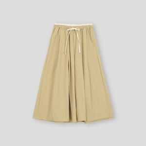 [코데즈컴바인]배색 밴딩 플레어 스커트  CKC-SK001W8