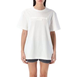 알렉산더왕 디스트레스 로고 티셔츠 25PUCC1251786 100