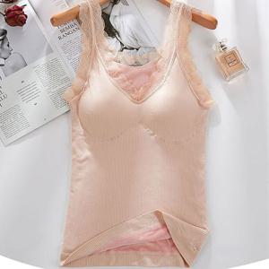 겨울 보온 레이스 캡나시 브라런닝 브라렛 브라탑