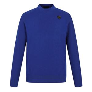 [테일러메이드] 어패럴 골프 웨어 25 F W TMSHO3222 907 남성 레터링 자카드 하이넥 스웨터 니트 티셔츠