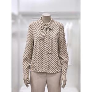 프렐린 세이브존02 카라넥 프린트 블라우스 RBB253011