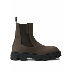 [MONCLER] 라프리마 남성 피크 시티 첼시 앵클 부츠 4F00060M7373243 Brown /3