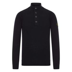 (명품) 스톤아일랜드 램스울 스웨터 블랙 5100040