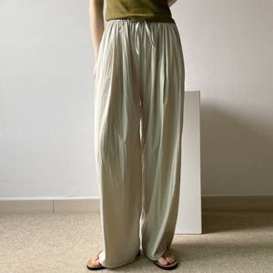 나야홍 / 빅사이즈 508 앳홈하이웨스트밴딩팬츠 DNOU997