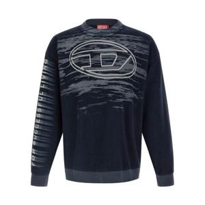 디젤 긴팔 티셔츠 A186540AGCB81E Blue