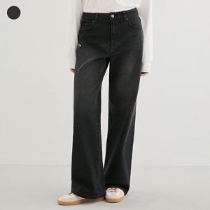 [게스]GUESS 여성 흑청 와이드(YP3D9135)