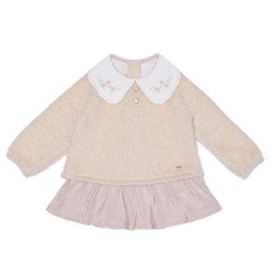 [밍크뮤]밍크뮤 뮤프리미엄 벨벳 롱 티셔츠_BE (33C1133001)