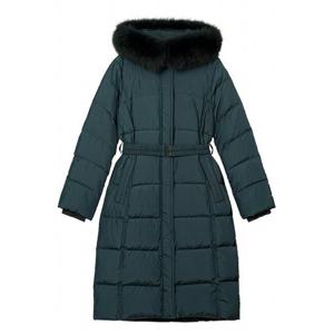 [아날도바시니](아날도바시니) 폭스퍼 후드 롱다운(AW11PD01M)