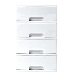 블랑 서랍장 18 화이트 4단 창신리빙 생활용품 수납정리용품 서랍장 블랑 18 화이트 4단 창신리빙 책상정리수납 수납정리박스