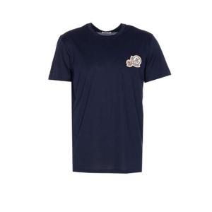 Moncler 로고 자수 크루넥 티셔츠 8C000358390Y 773 TP948051078