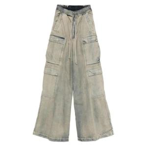 25 FW 릭오웬스 카고 포켓 드로스트링 진 DS02E7324DMP TP442695175