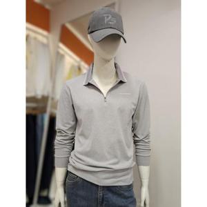 팜스프링스 세이브존01 남성 반집업 니트카라넥 긴팔 티셔츠 STSM243107