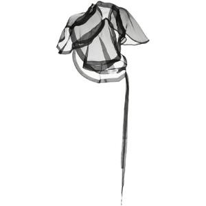 25 FW 빅토리아베컴 비대칭 세미 시스루 크롭 탑 1223WTP004606C TP442610088