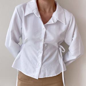 나야홍 / 빅사이즈 509 리본매듭포인트블라우스 DALV223