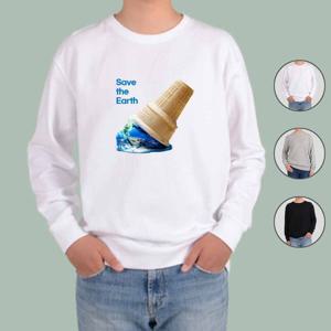 프린팅티셔츠 기모맨투맨 환경보호 지킴이 SAVING THE EARTH5