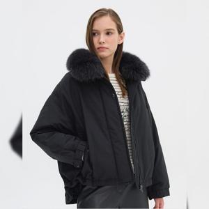 [올리브데올리브]디테처블 폭스 퍼 야상형 구스 다운 점퍼 OP4WMA630