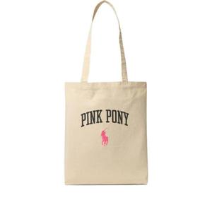 25 FW 폴로 랄프로렌 핑크 포니 로고 디테일 토트 백 405945702 TP442884817