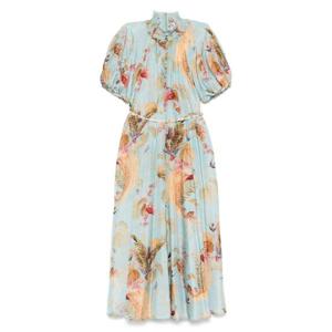 짐머만   반팔원피스 FW25 4554DSS253AQPLMFLO 5829918 Clear Blue