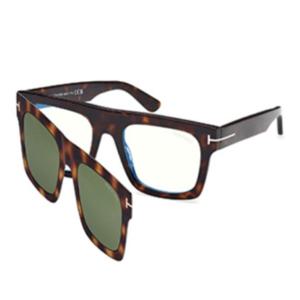 톰포드 렉탱귤러 토티스클립온 안경테FT6068 B 53052 052 53