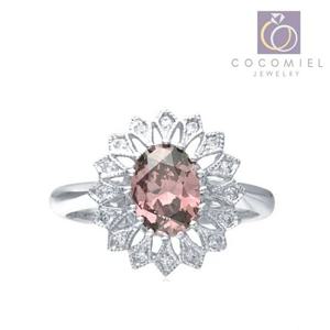 레드 플라워  R-73 커플 우정 실버링 은반지 패션반지