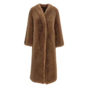 비비 꾸뛰르   퍼 자켓 FW25 BISCUITBISCOTTO 6196611 Brown