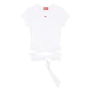 25 FW 디젤 T 버니 테일 매듭 디테일 티셔츠 A193370EJAIT TP442937823