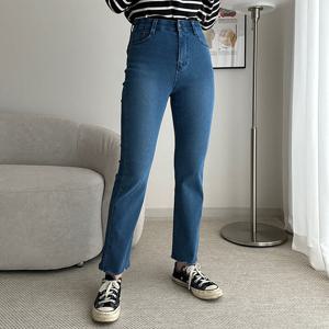 나야홍 / 빅사이즈 509 소프트컷팅일자스판팬츠 DLOQ547