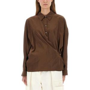 르메르 블라우스 셔츠 SH1141 LF1308BR402 BROWN