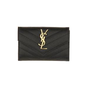 생로랑 지갑 414404 BOW011000 BLACK
