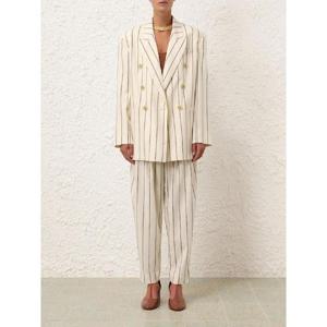 짐머만   팬츠 SS24 1110PS24155  LINEN 42  RAYON 3  ELASTANE 5471746 Cream