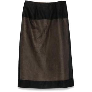 까르벵 미디 스커트 6251K2105901 BLACK Black