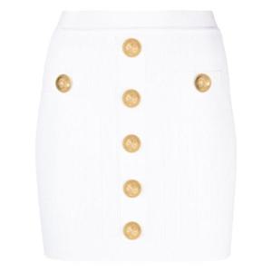 발망 미디 스커트 BF1LB290 KB070FA White