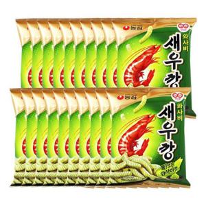 농심 와사비 새우깡 70g 20개