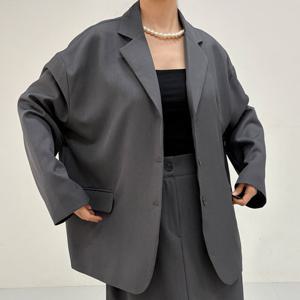 나야홍 / 빅사이즈 509 가벼운정장핏스판자켓 DRAV292