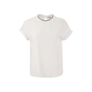 브루넬로 쿠치넬리 반팔 티셔츠 M0T18BD200 WHITE